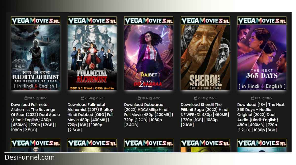 Vegamovies Download - Bollywood, Hollywood, South Movies in HD