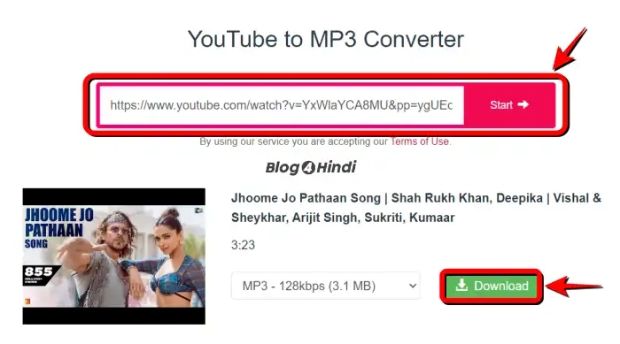 Youtube to mp3 converter